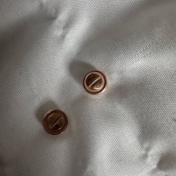 Cartier Gold Screw Motif Earrings
